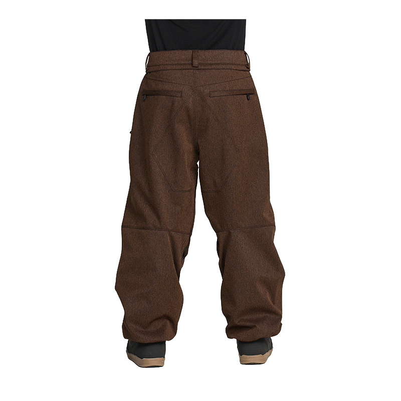 Volcom Snow Billow Pant in Brown Denim