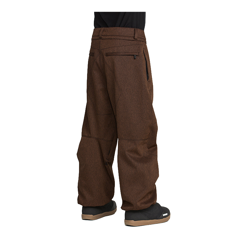 Volcom Snow Billow Pant in Brown Denim