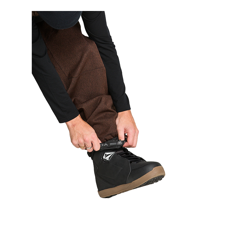 Volcom Snow Billow Pant in Brown Denim