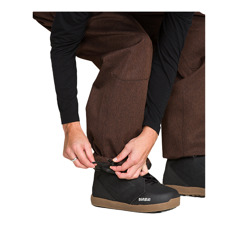 Volcom Snow Billow Pant in Brown Denim