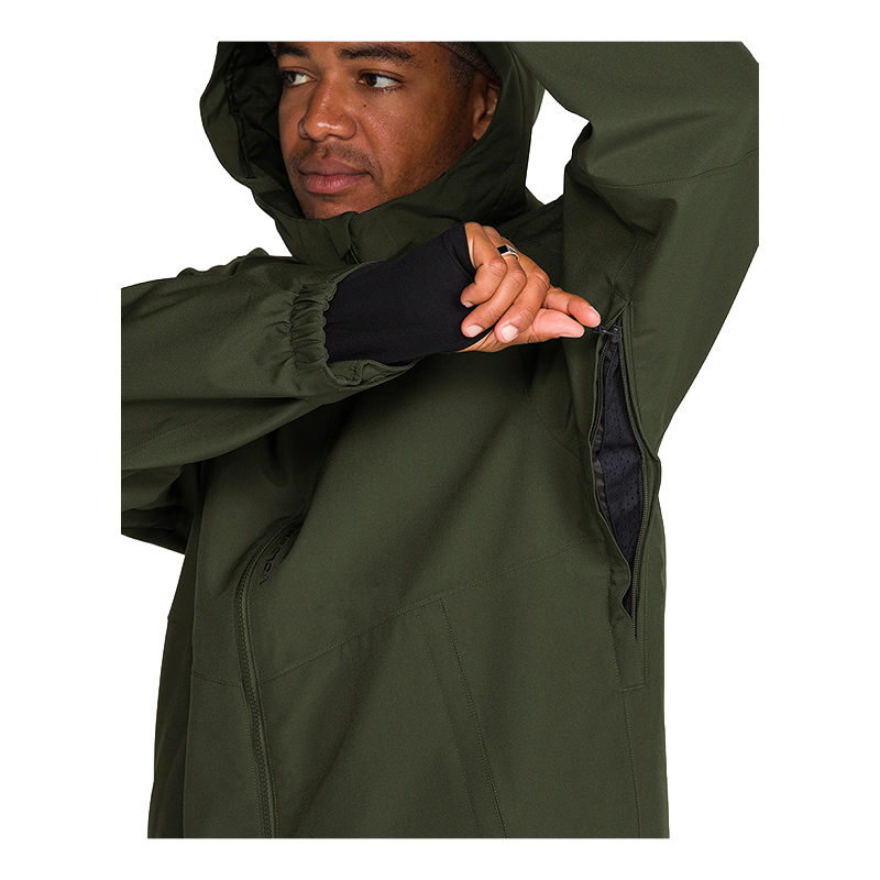 Volcom Brighton Full Zip Men's Jacket 2026/27 Dark Green