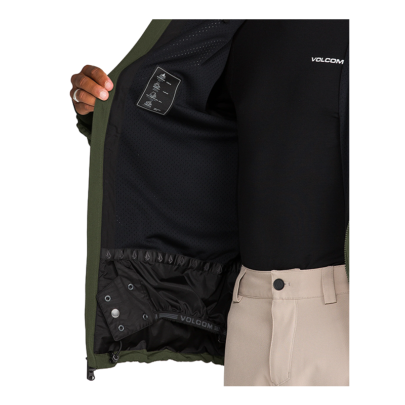 Volcom Brighton Full Zip Men's Jacket 2026/27 Dark Green