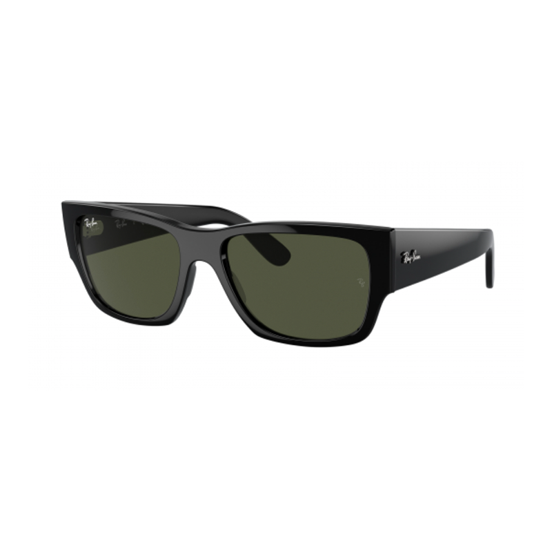 Ray Ban Carlos - Black W/Green