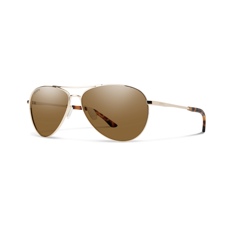 Smith Langley 2 - Gold W/ ChromaPop Polarized Brown