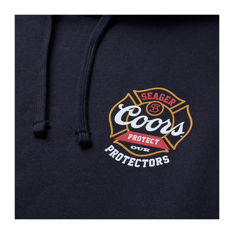 Seager x Coors Protectors Badge Hoodie - 7B Boardshop