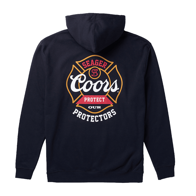 Seager x Coors Protectors Badge Hoodie - 7B Boardshop