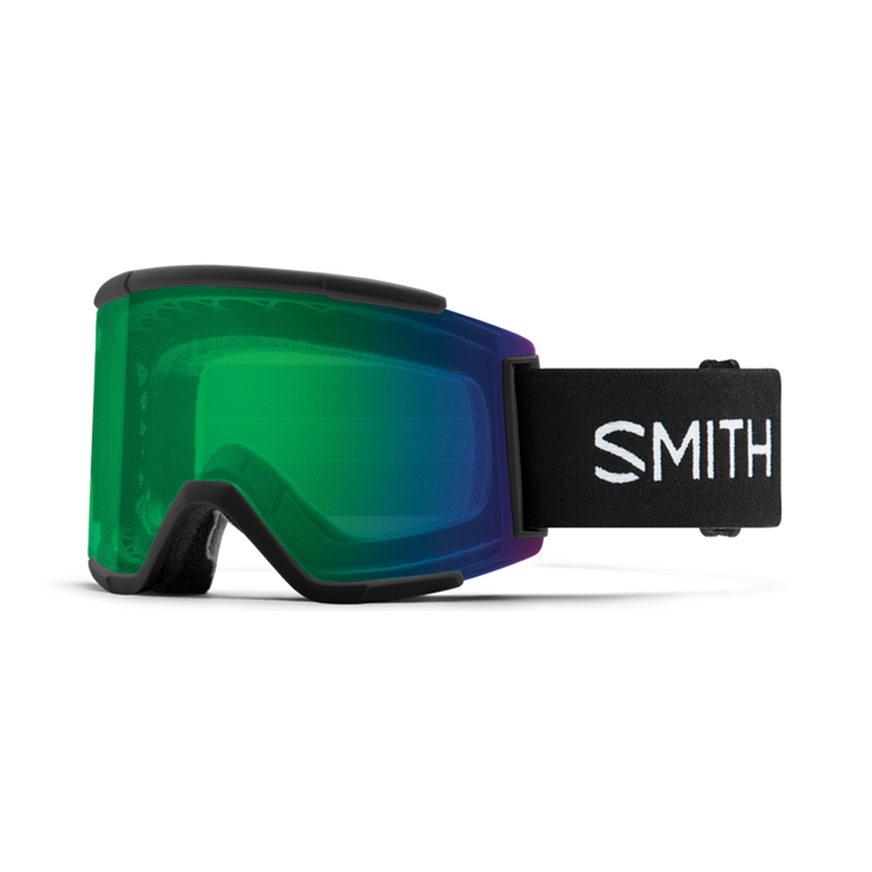 Smith Squad XL Black W/ ChromaPop Everyday Green Mirror