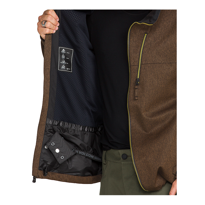 Volcom Top Stitch Men's Jacket 2026/27 brown denim