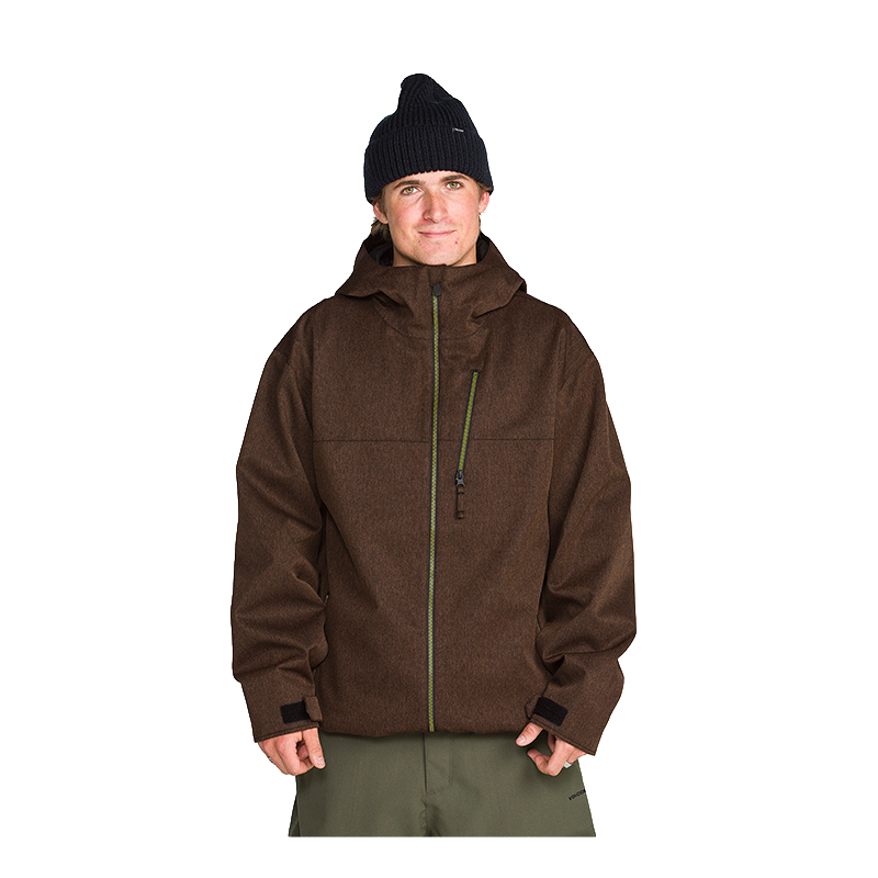 Volcom Top Stitch Men's Jacket 2026/27 brown denim